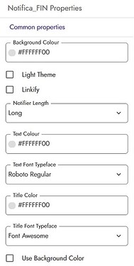 app inv FIN properties