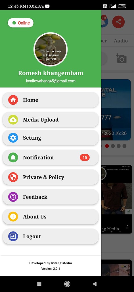 Problem with Custom side menu bar - Discuss - Kodular Community
