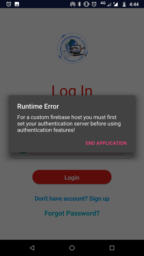 Runtime and Firebase error - Discuss - Kodular Community