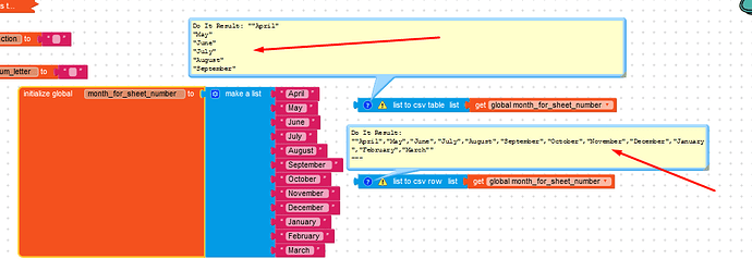 List to CSV Table issue - Discuss - Kodular Community