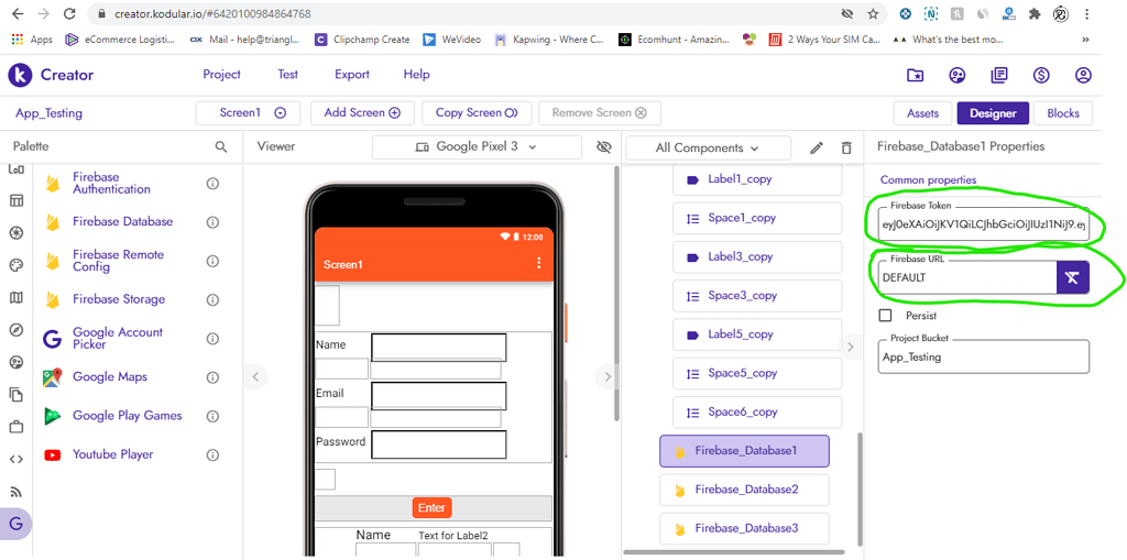Firebase Database Connection How to connect firebase database to my app? - Discuss - Kodular Community