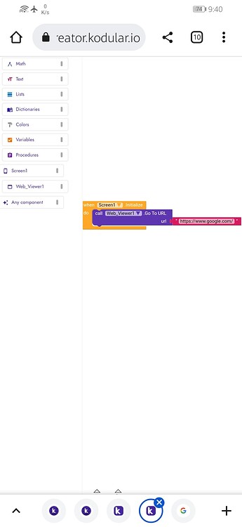 Facing bug in Webviewer - Bugs - Kodular Community