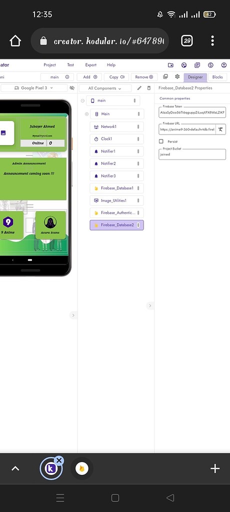 I want to check the current active user in my app - Discuss - Kodular ...