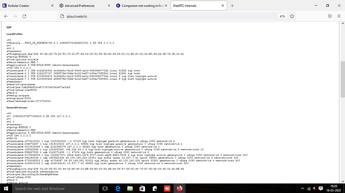 Companion not working in firefox - Discuss - Kodular Community