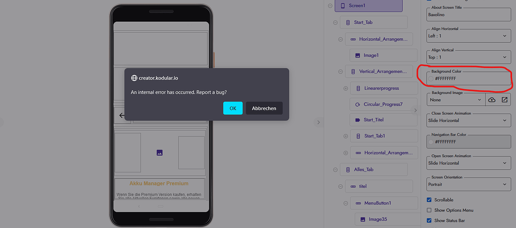 Kodular color picker bug - Discuss - Kodular Community