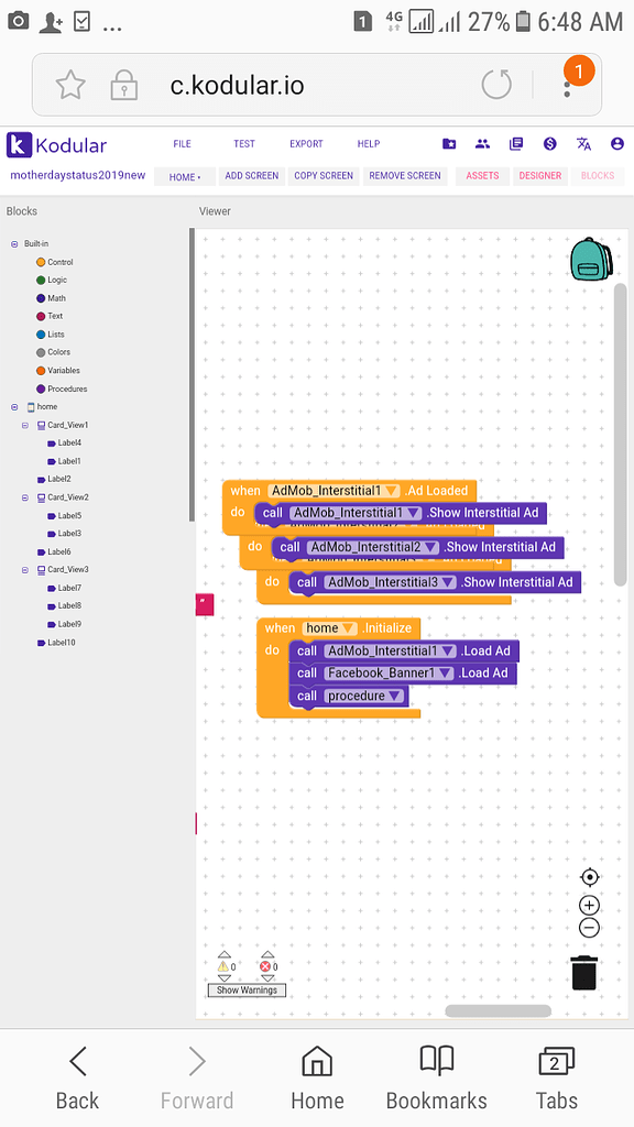 Admob Ads Not Showing In My App - Google Play - Kodular Community