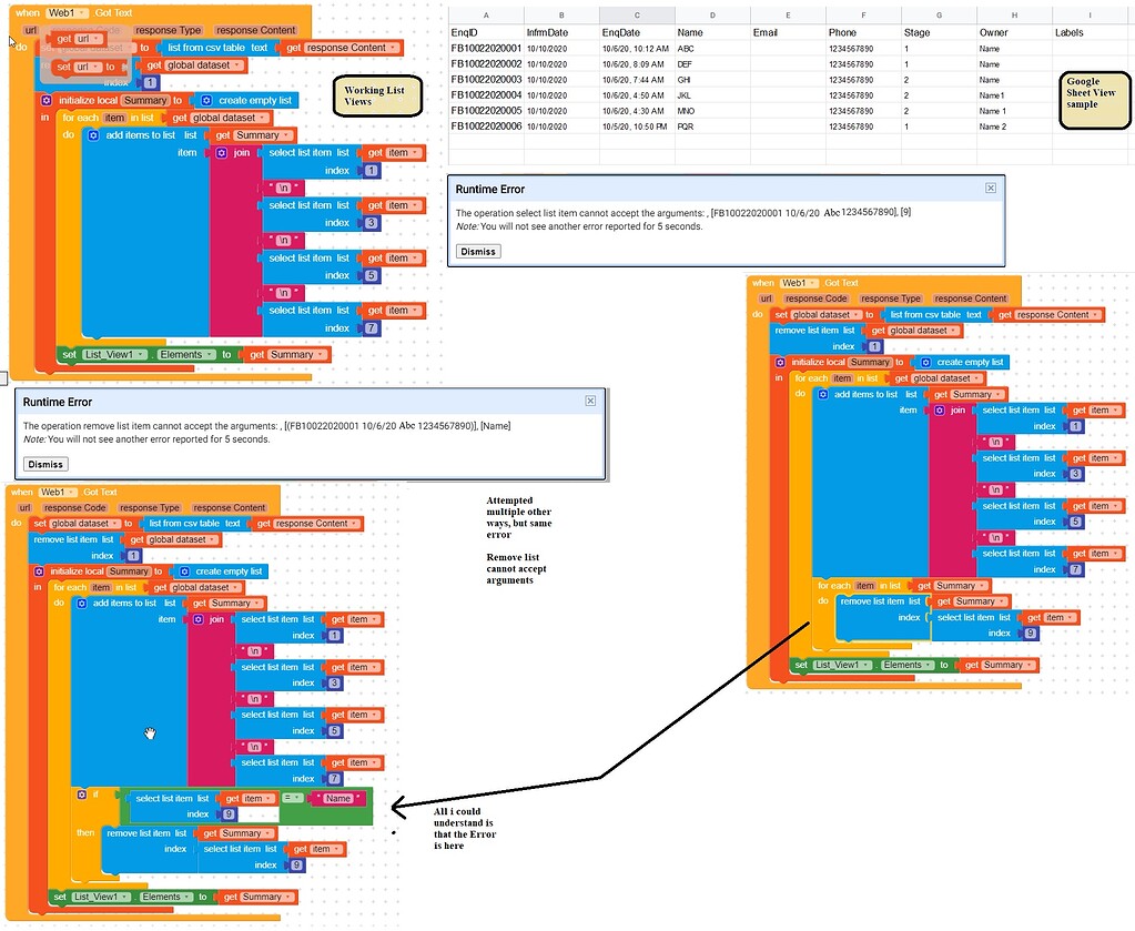 How to Remove a row in a List based on a condition - Discuss - Kodular ...