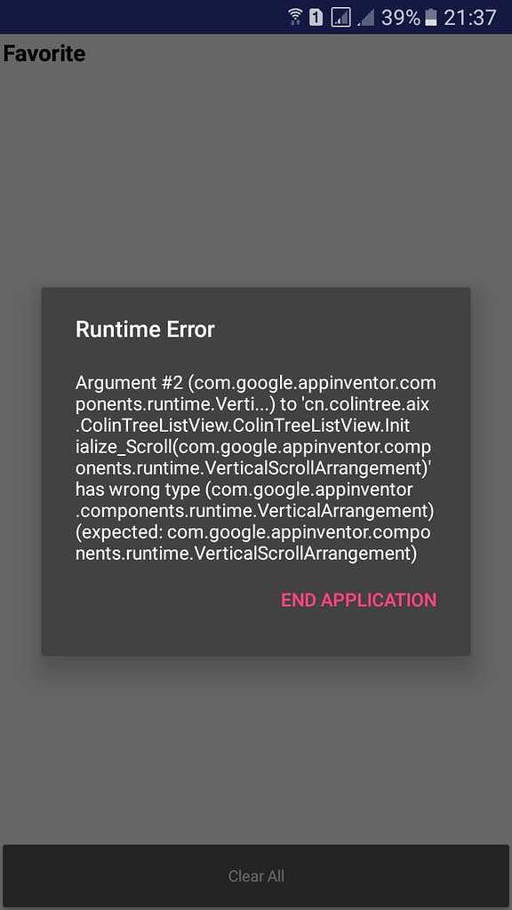 Error in colin tree list view - Discuss - Kodular Community