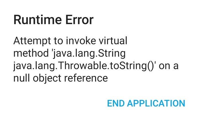 error
