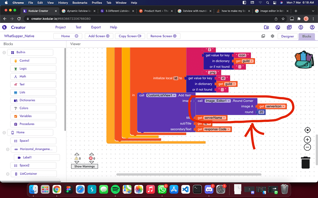 Image Editor Problem With List View (Extension) - Discuss - Kodular ...