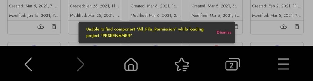 Unable to find component - Discuss - Kodular Community