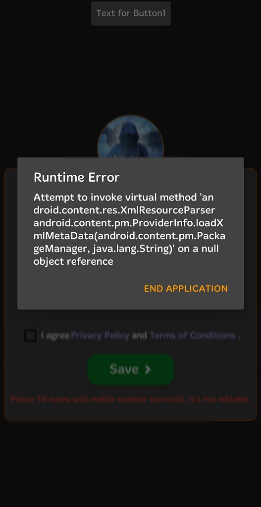 Camera component error - Bugs - Kodular Community