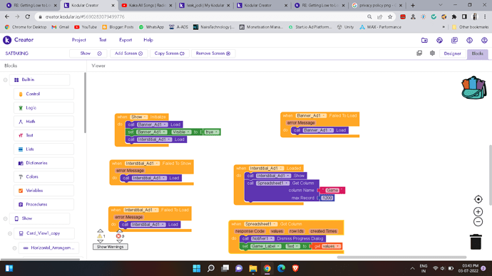 Ad manager Ads Setup - Discuss - Kodular Community