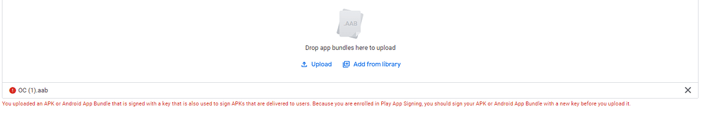 Google Play publishing error - Discuss - Kodular Community