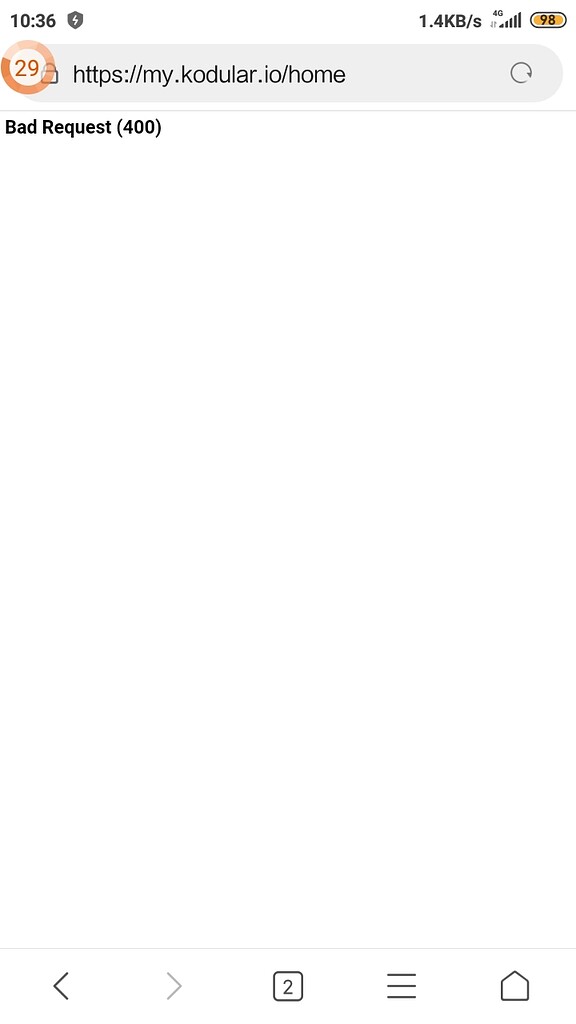 Kodular homepage not opening - Discuss - Kodular Community