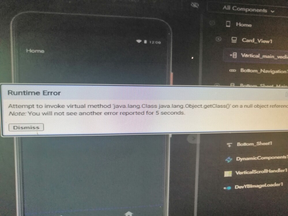 VerticalScroll Handler ( Runtime Error ) - Discuss - Kodular Community