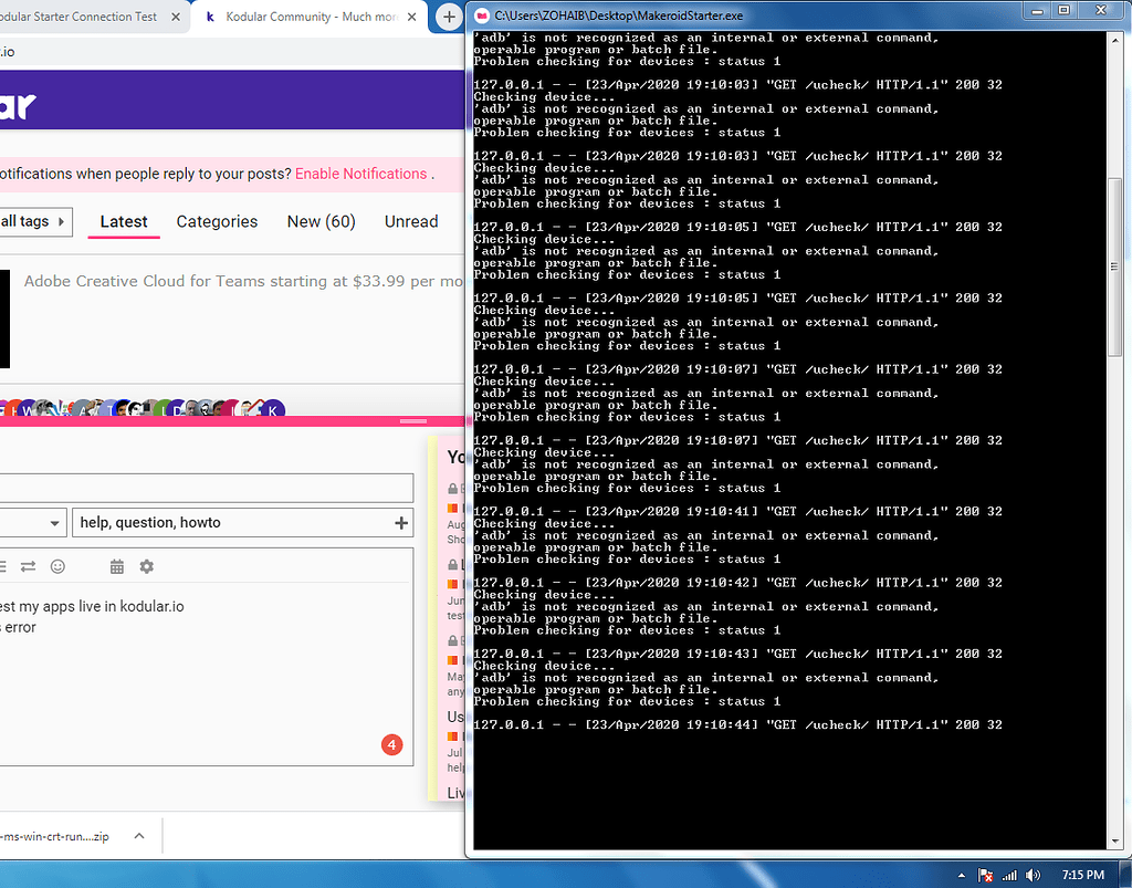 Live Usb testing is not working - Discuss - Kodular Community