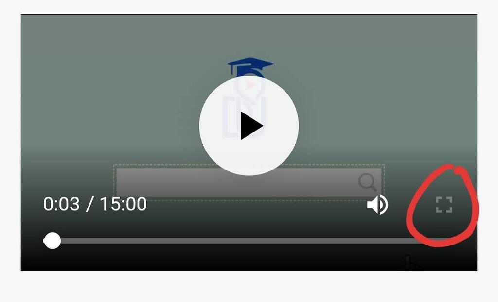 HTML5 video player full screen option disabled automatically in web ...