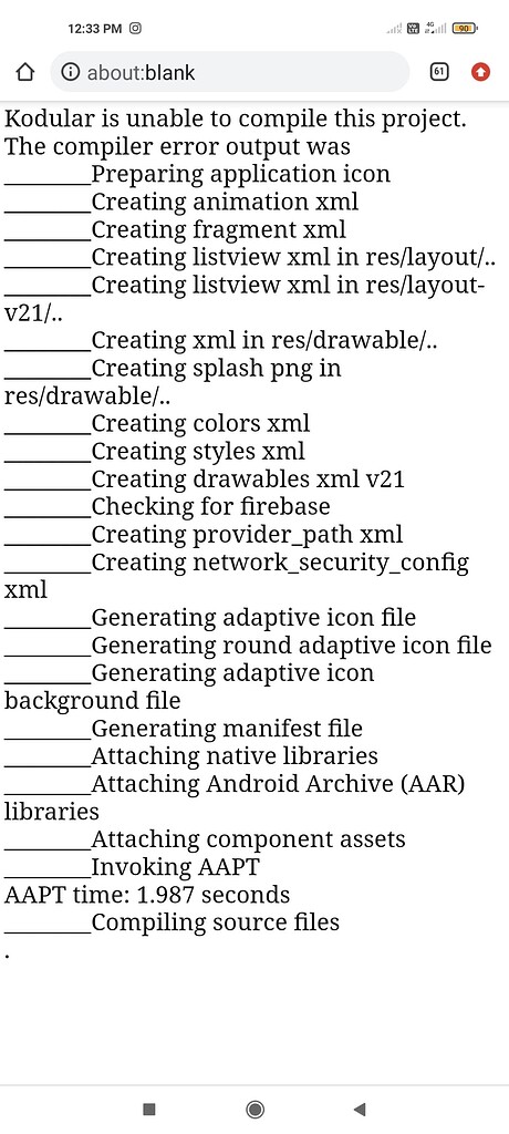 Can't export app - Discuss - Kodular Community