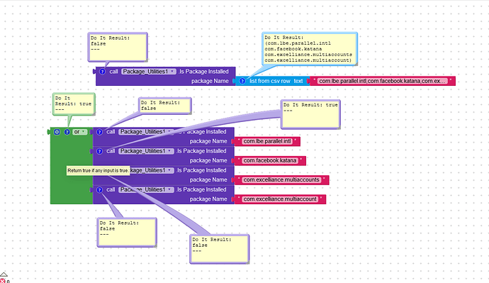 How to Check a list of package name - Discuss - Kodular Community