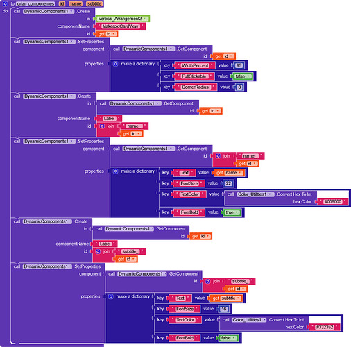 Dynamic Components and Dictionary? - Discuss - Kodular Community