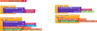 Blocks Image Firebase Error Message while appending a value to a specific tag