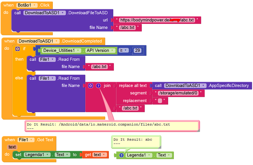 Error for read a text from file - Discuss - Kodular Community
