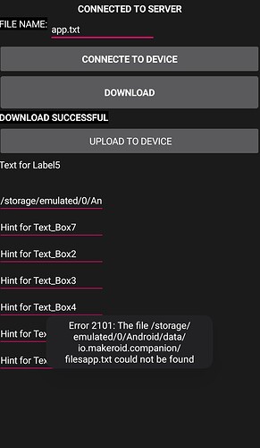 Error on Android 11