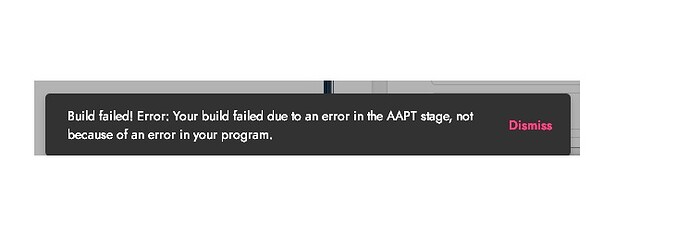 Build failed help! - Discuss - Kodular Community