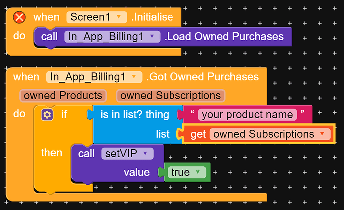 In App Billing linking to user - Discuss - Kodular Community