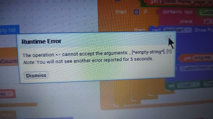 EMPTY string error - Discuss - Kodular Community