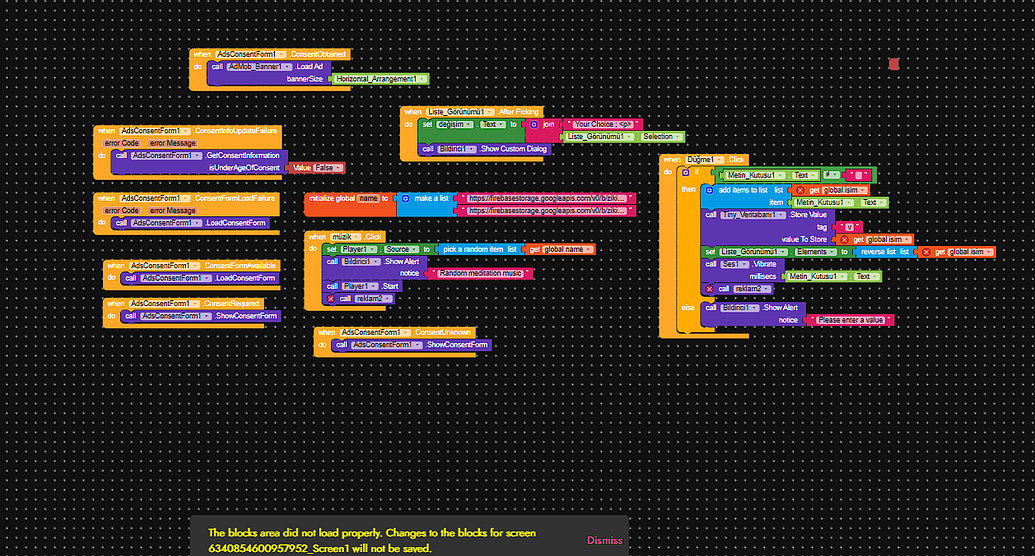Blocks are not visible - Discuss - Kodular Community