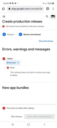 Cannot publish because of error - Discuss - Kodular Community