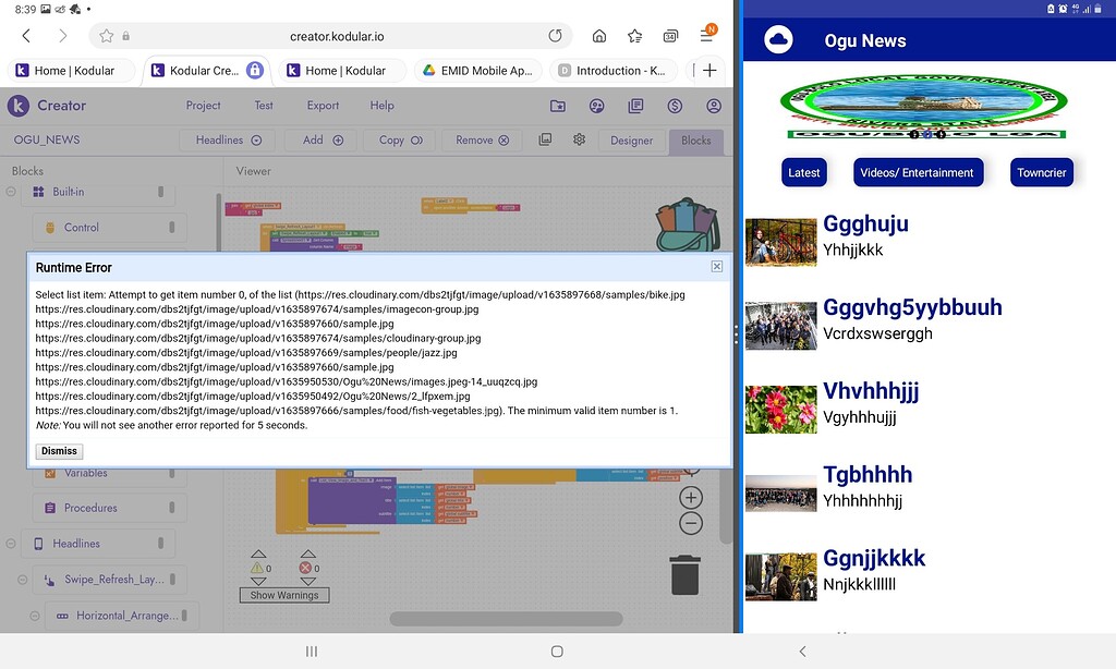 Image listview issues - Discuss - Kodular Community