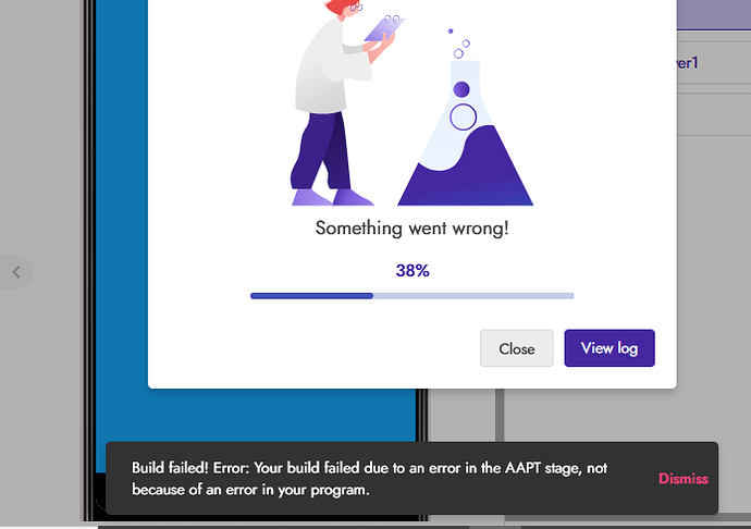 App Building Error