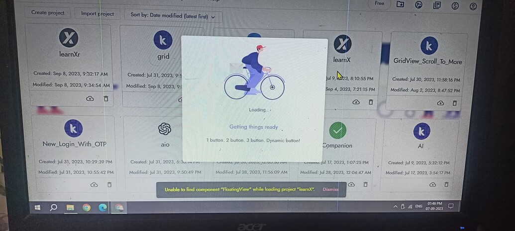 My project not opening - Discuss - Kodular Community