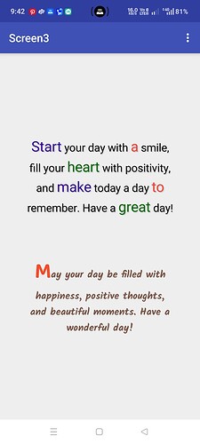 A motivational message encouraging starting the day with a smile and positivity to make the day memorable, along with a wish for a day filled with happiness, positive thoughts, and beautiful moments. (Captioned by AI)