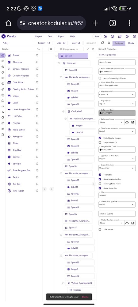 Are we fixing Build issue? - Discuss - Kodular Community