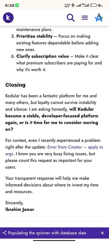 The image shows an email discussing prioritizing stability in subscription platform development and includes a closing note from Ibrahim Jamil. (Captioned by AI)