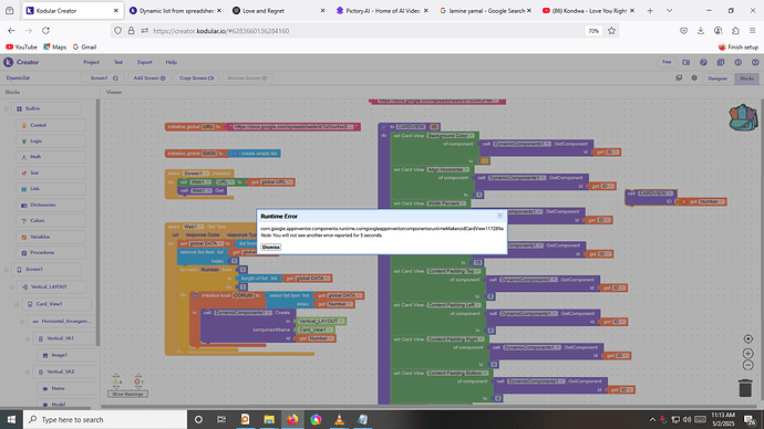 Dynamic list from spreadsheet - Discuss - Kodular Community