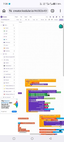 A screenshot of a Scratch programming interface showing multiple code blocks arranged in scripts for a project named 'Falling.' (Captioned by AI)
