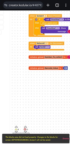 Cannot be able to open my project - Discuss - Kodular Community