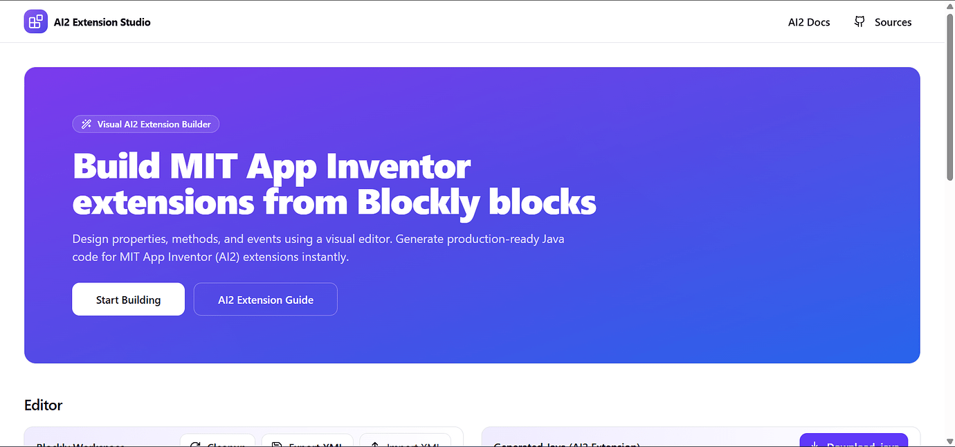 The Wait Is Over: All New AI2 Extension Studio (Make Extensions Using ...