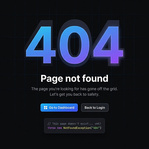 404 Page Not Found