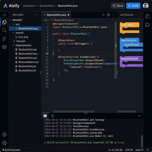 Full IDE Workspace