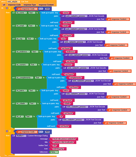 This image shows a Scratch programming script composed of multiple nested if-else conditional blocks used to control a sprite's actions based on user input and various conditions. (Captioned by AI)