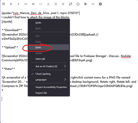A computer screen shows a text editor with a right-click context menu open, highlighting the 'Paste' option. (Captioned by AI)