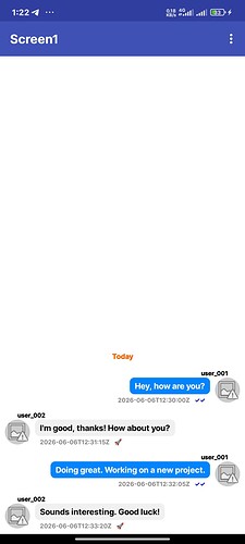 A text message conversation where one person asks how the other is doing and mentions working on a new project, with the response being positive and encouraging. (Captioned by AI)