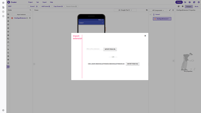 A screenshot of a software interface showing a mobile phone mockup with an open 'Import document' dialog box prompting for file selection or drag-and-drop upload. (Captioned by AI)