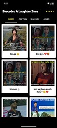 A meme collage titled 'Brocode: A Laughter Zone' featuring images from a TV show with humorous captions about relationships, jealousy, and humor among characters. (Captioned by AI)